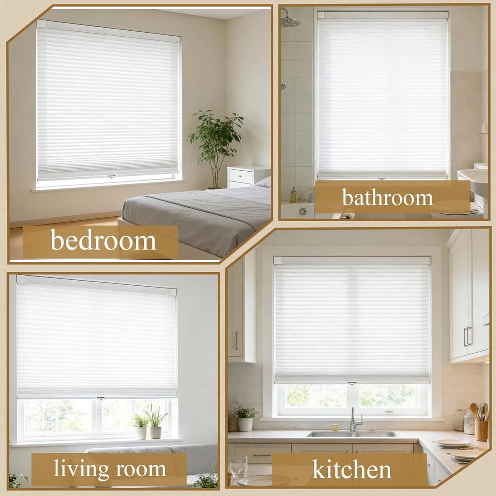 Serlmwnt Cordless Honeycomb Shades